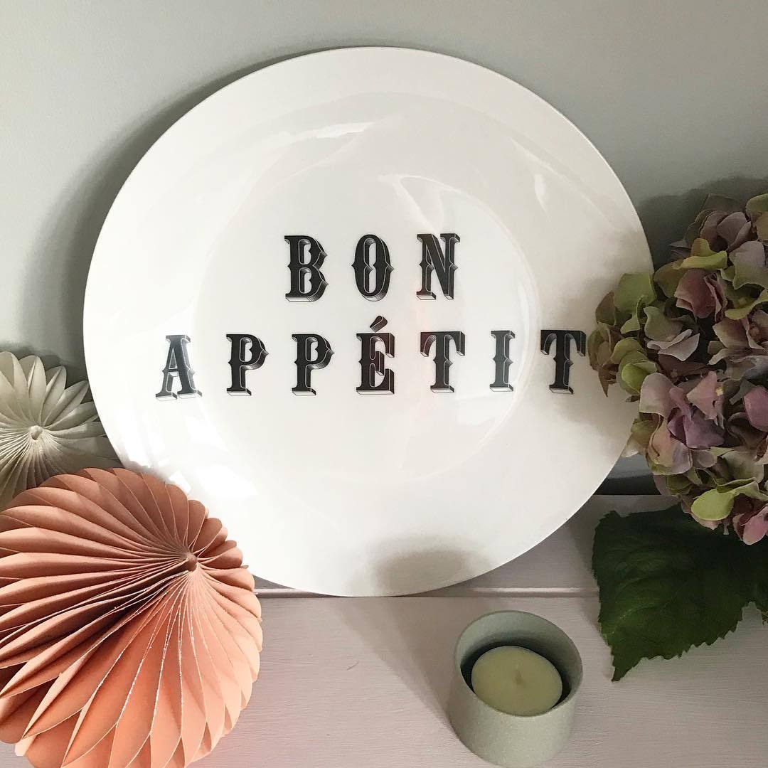 Bon Appetit Fine China 10" Plate - Image 3